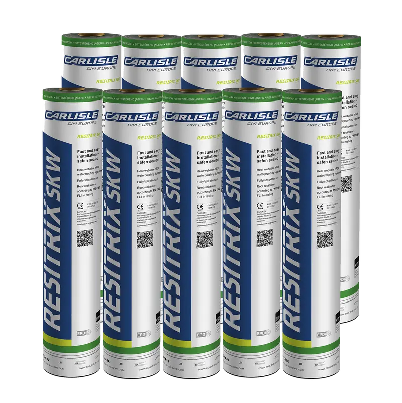 Resitrix Skw Fully Bonded Self-Adhesive Roofing Membrane – 1M X 10M (Pallet: 10 Rolls) 1