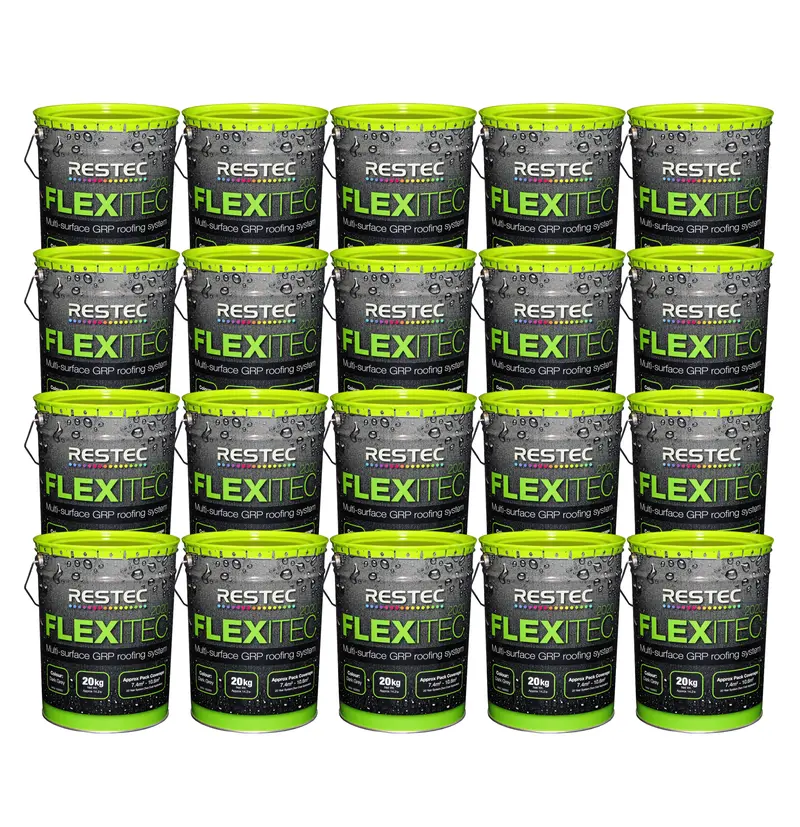 Restec Flexitec 2020 Dark Grey Grp Resin – 20Kg Pallet (20 Units) 1