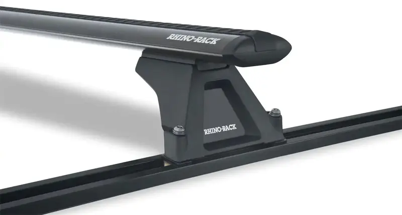 Rhino-Rack Vortex Rltf Black Roof Rack – Two-Bar Trackmount System, Model Ja8729 1