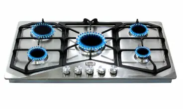 Romo International 5-Burner Gas Cooktop – Stainless Steel 1
