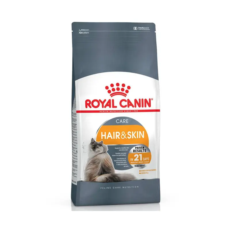 Royal Canin Hair & Skin Dry Cat Food – Dermatological Support & Coat Health (10 Kg) 1