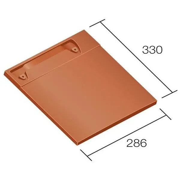 Sandtoft 20/20 Left-Hand Tile & Half – Interlocking Roofing Piece 1