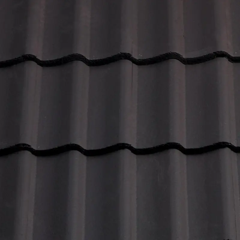 Sandtoft Double Pantile Concrete Roof Tiles – Smooth-Faced Dark Grey 1