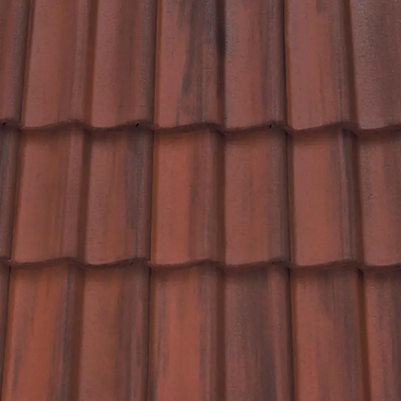 Sandtoft Double Pantile Concrete Roof Tiles – Smooth-Faced Rustic 1