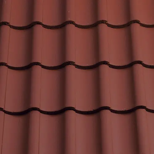 Sandtoft Shire Pantile Concrete Roof Tiles – Terracotta Red 1
