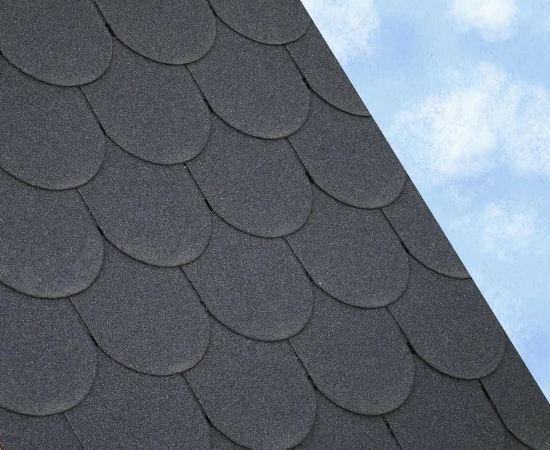 Scallop 5-Tab Bitumen Roof Shingles – Standard Colour, 2.42M² Bundle 1