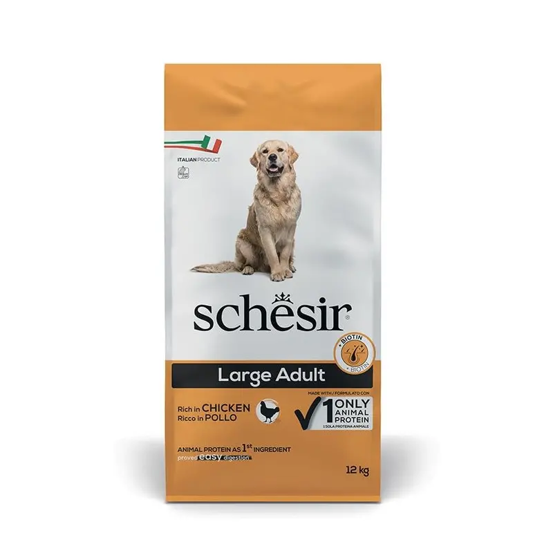Schesir Dry Cat Food – 12Kg Bag (Adult Formula, High-Protein, With Glucosamine & Omega-3) 1