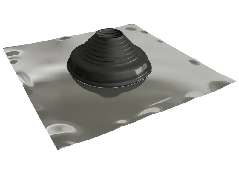 Seldek Aluminium-Epdm Pitched Roof Pipe Flashing – Black, 300–450 Mm Diameter Range 1