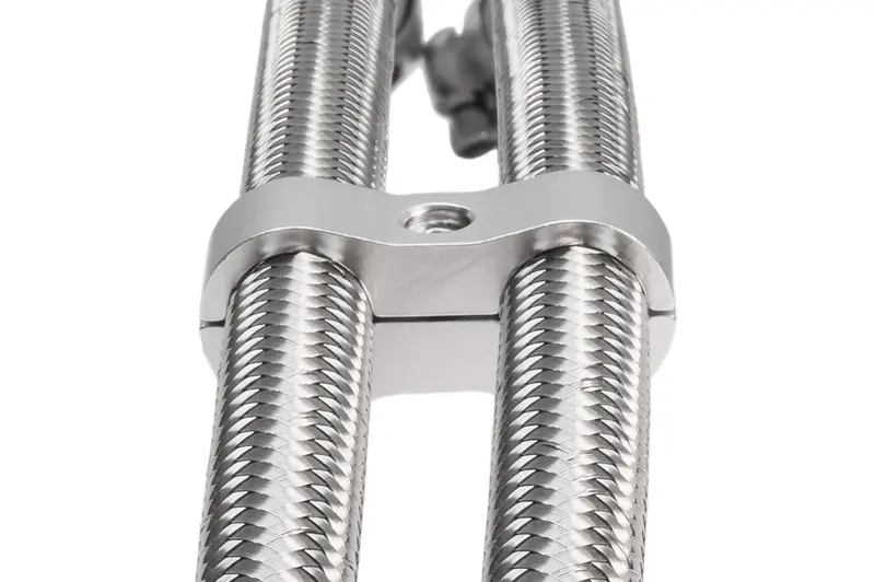 Silver Hose Separator For Oil Cooler Lines 1