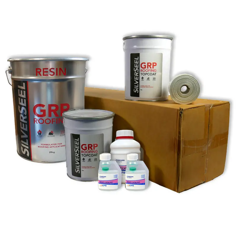 Silverseel Grp Fibreglass Roofing Kit – 450Gsm Matting, Covers 16M² 1