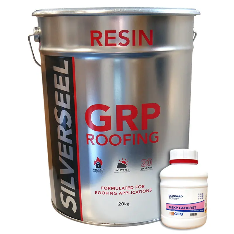 Silverseel Grp Roofing Base Resin – 20Kg Reactive System With Catalyst 1