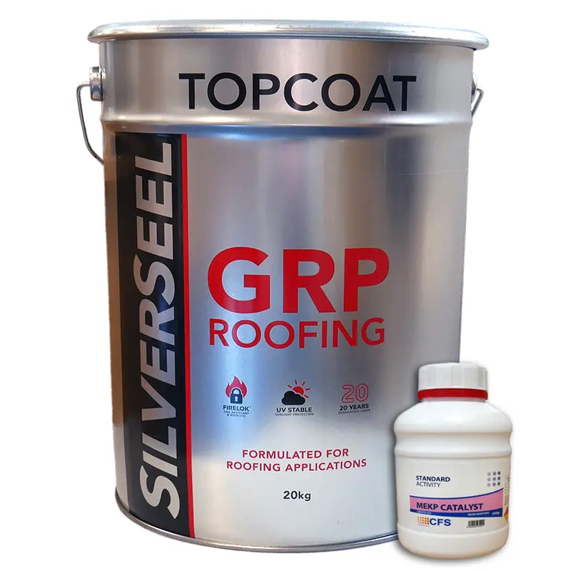 Silverseel Grp Roofing Topcoat – 20Kg Tinted Finish With Catalyst 1