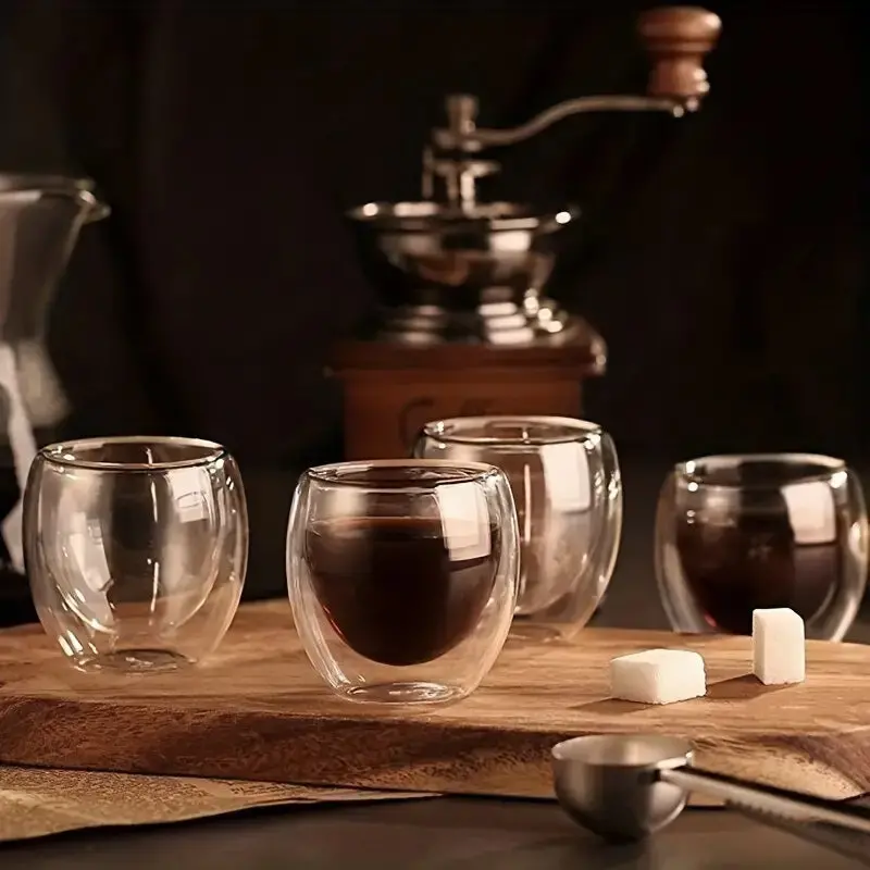 Six-Piece Espresso Shot Glasses – 80 Ml Capacity 1