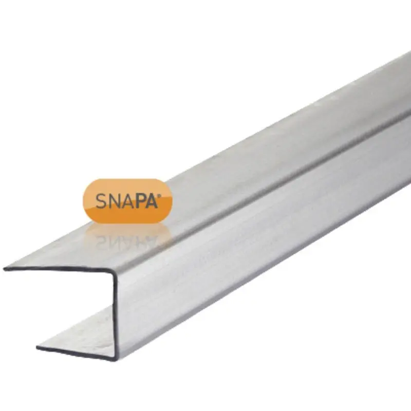 Snapa® Clear Polycarbonate C-Profile Connector 1