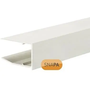 Snapa® Snap-Fix White Pvc Drip Trim – 2100Mm Length 1