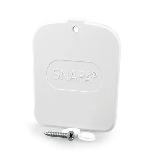 Snapa® White Pvc End Cap – Universal Fit For Lean-To Structures 1