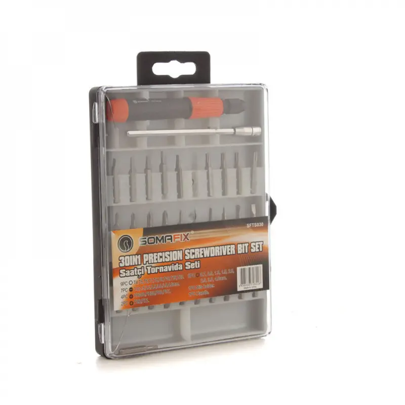 Somafix 30-Piece Electronic Component Kit With Soldering Accessories 1