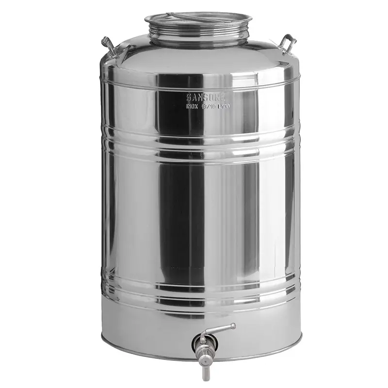 Stainless Steel Industrial Gas Tank – 50-Liter Capacity 1