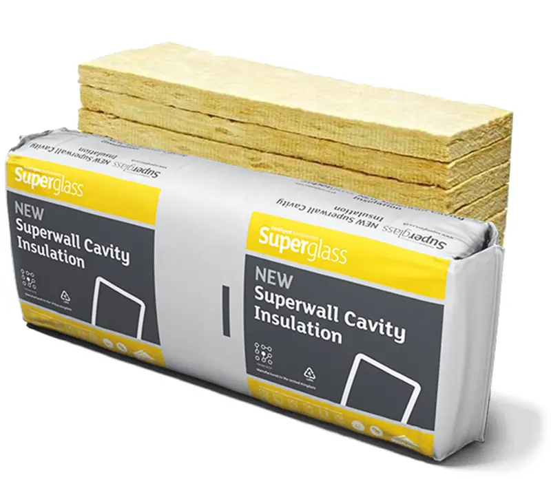 Superglass Superwall 36 Cavity Wall Insulation Batt – 150Mm Depth, 3.28M² Per Pack 1