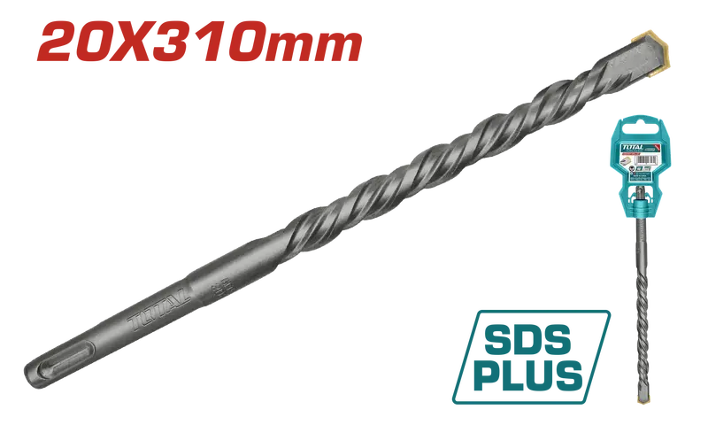 Tac310003 Sds Plus Drill Bit – 20X310Mm Carbide-Tipped Bit For Rotary Hammers 1