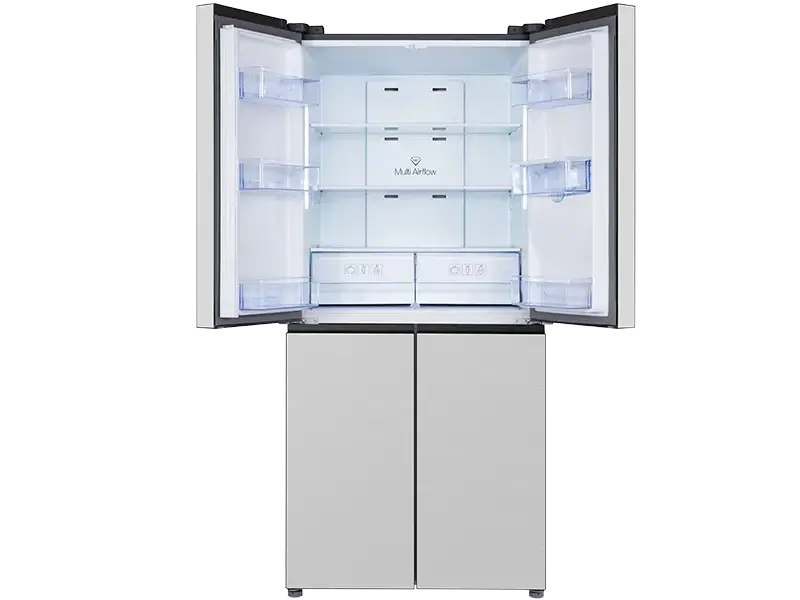Tcl 460L Bottom-Freezer Refrigerator – Silver Finish 1