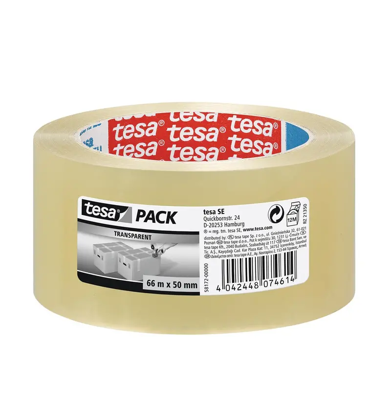 Tesa 2-Inch X 66-Meter Double-Sided Tape – Extended-Length Professional Roll 1