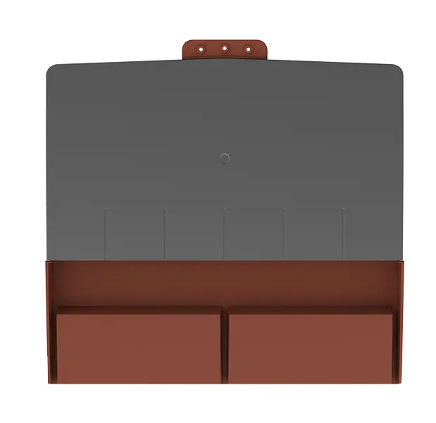 Timloc Low-Profile Plain Tile Vent – Classic Red Tone | Compatible With Standard Tiles 1