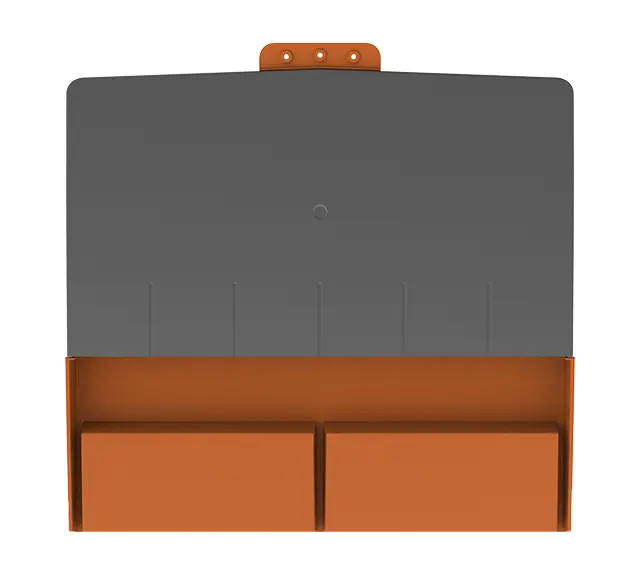 Timloc Low-Profile Plain Tile Vent – Terracotta-Coloured Roof Ventilation Unit 1