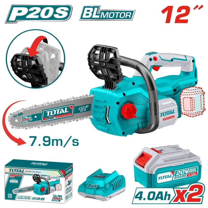 Total 12-Volt Cordless Impact Driver – 30 Cm Length, 20V Brushless Motor 1