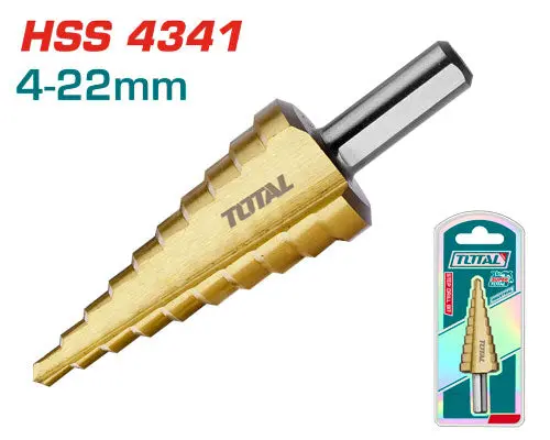 Total 4–22Mm Titanium-Coated Adjustable Wrench With Ergonomic Grip 1