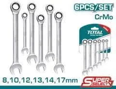 Total 6-Piece Impact Socket Set With Deep Well Design 1
