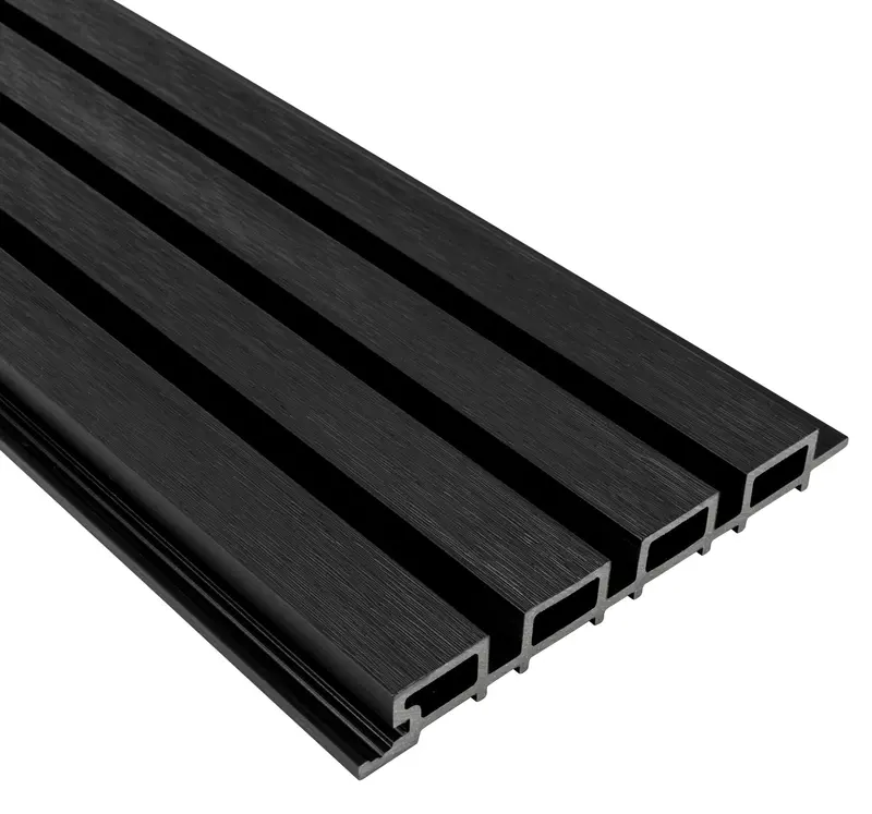Triton Charcoal Slatted Wpc Wall Cladding (2.5M) 1