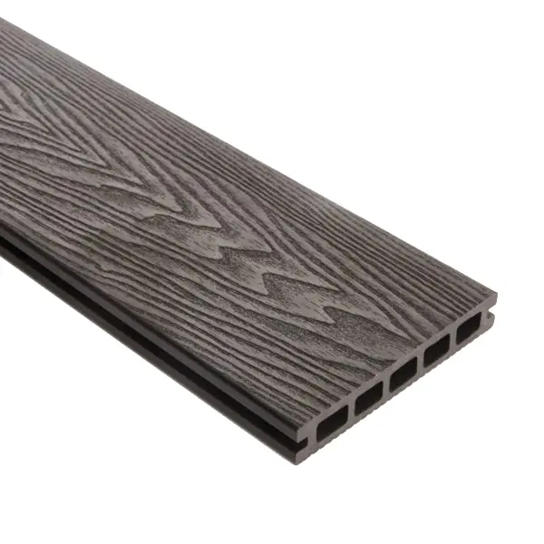 Triton Double-Sided Black Composite Decking Board (3M) 1