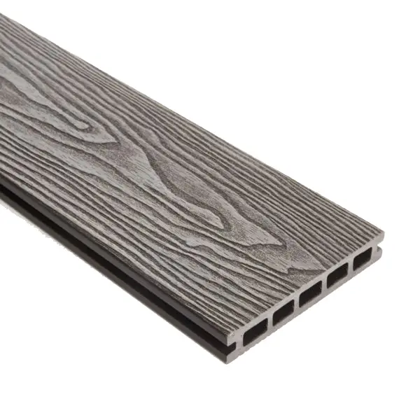 Triton Double-Sided Grey Composite Decking Board (3M) 1