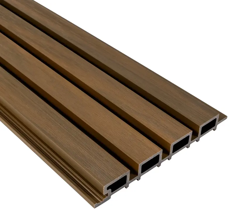 Triton Golden Teak Slatted Wpc Wall Cladding (3.6M) 1