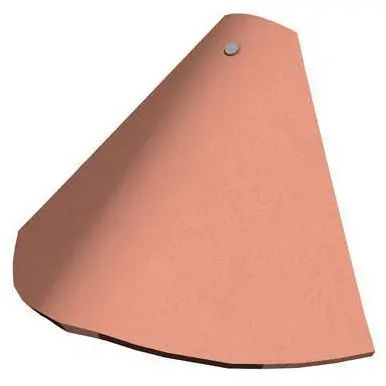 Tudor Traditional Handmade Clay Bonnet Hip Tiles 1