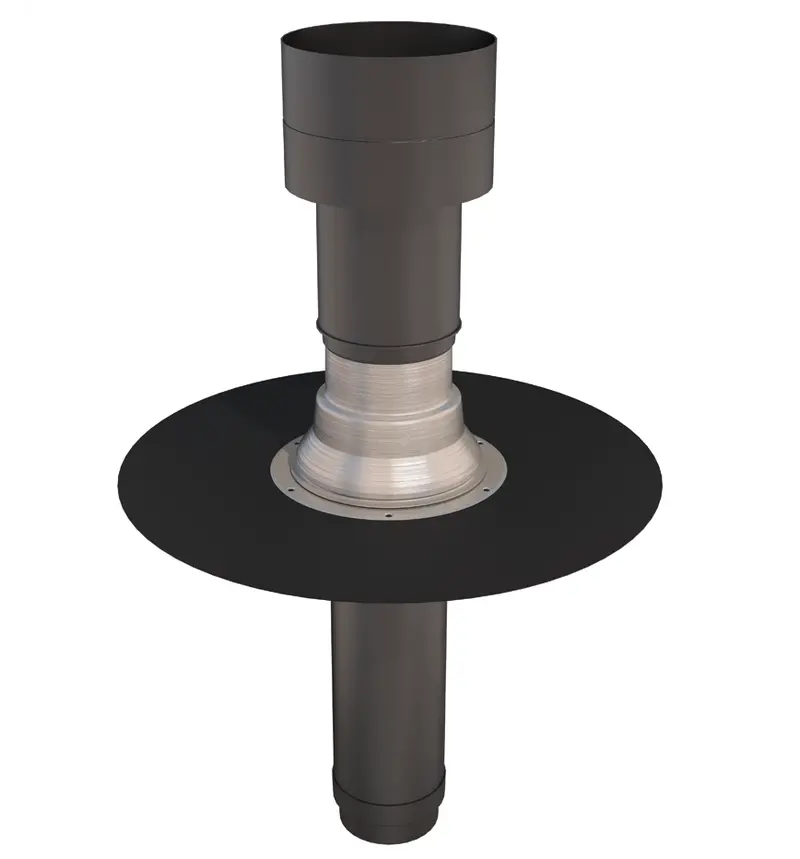 Ubbink Oft-1 Epdm-Friendly Flat Roof Vent Terminal – 131Mm 1