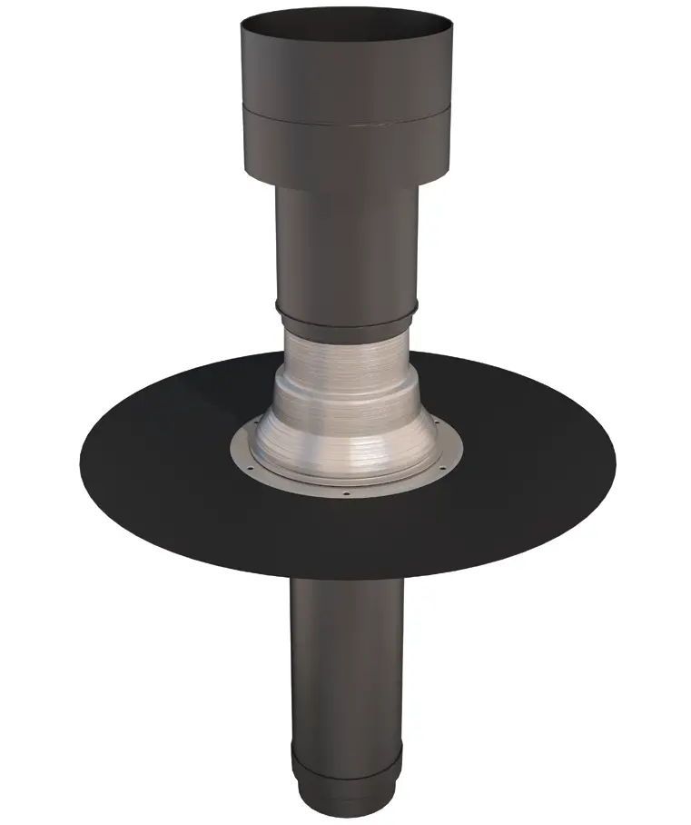 Ubbink Oft-1 Epdm-Friendly Flat Roof Vent Terminal – 166Mm 1