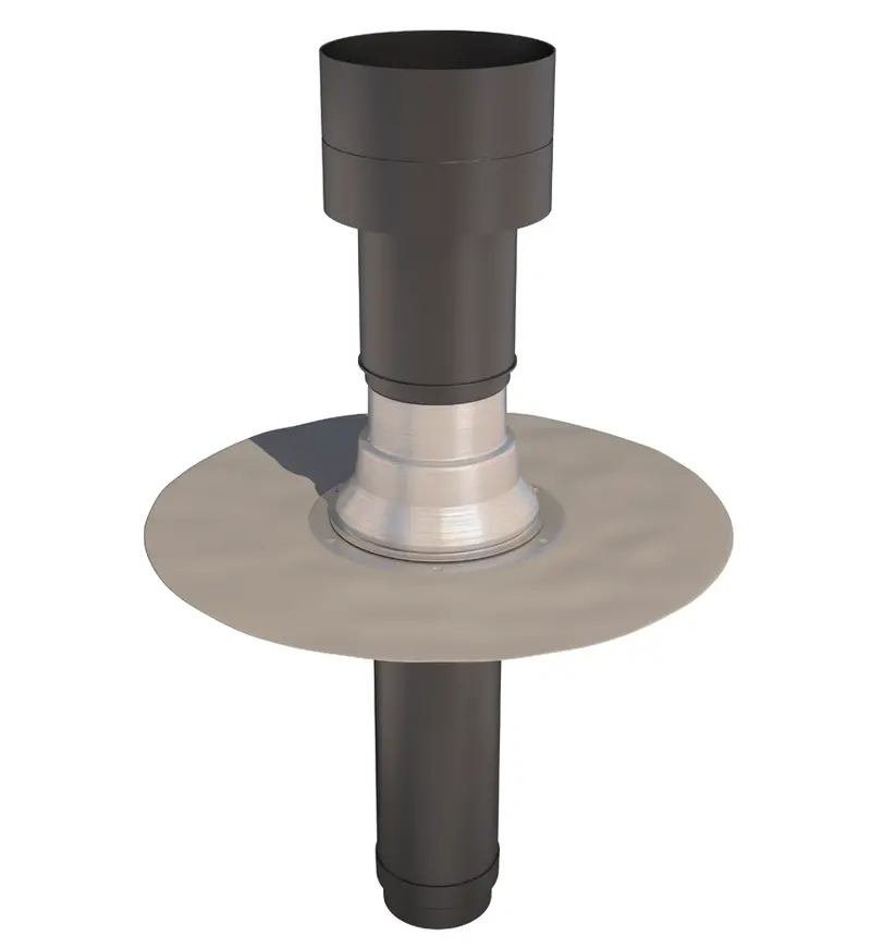 Ubbink Oft-1 Pvc Flat Roof Vent Terminal – 131Mm Diameter 1
