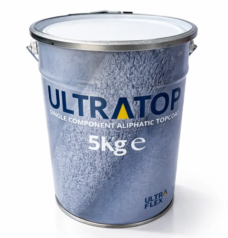 Ultraflex Ultratop Grey Topcoat – 5Kg Weatherproof Protective Coating 1