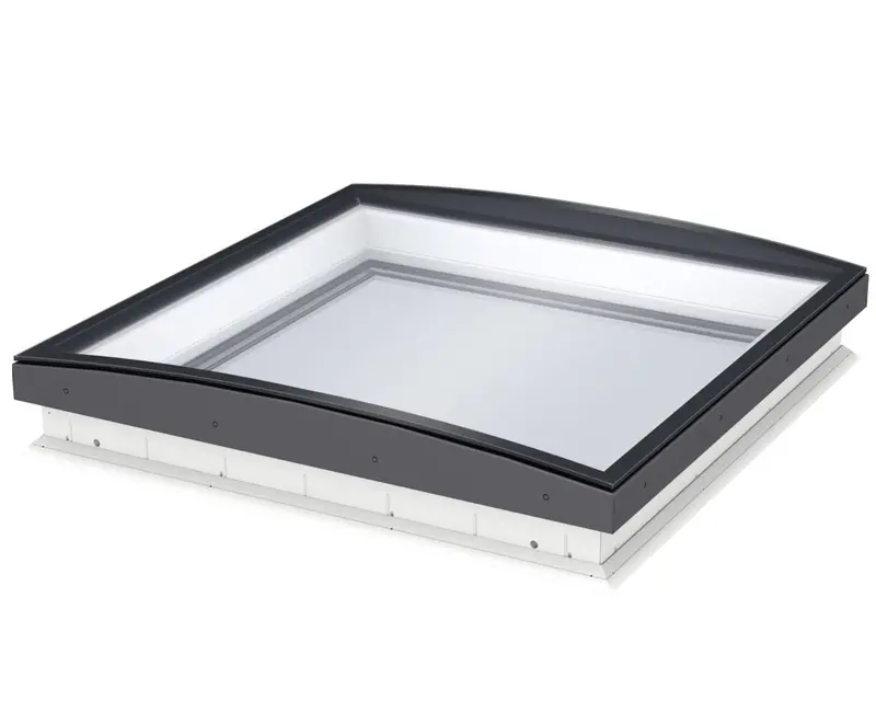 Velux Cfu 120X90 Cm Fixed Curved Glass Rooflight Kit – Double-Glazed Base + Curved Isu Top Cover 1