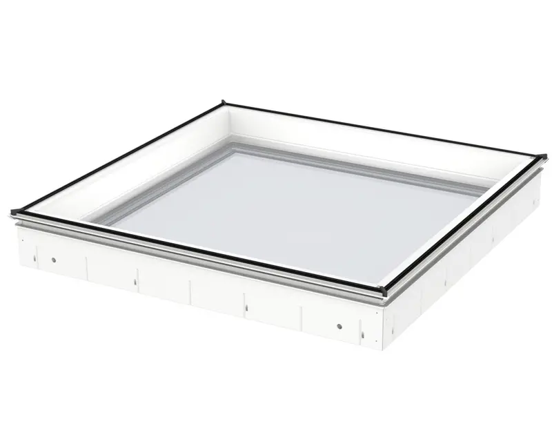 Velux Cfu 90X90 Cm Fixed Flat Roof Window Base Only 1