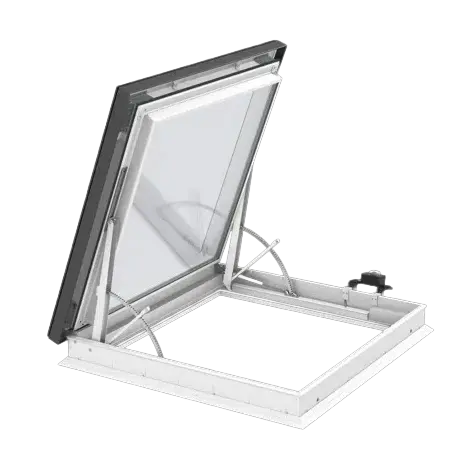 Velux Cxu 120X120 Triple-Glazed Flat Glass Roof Exit Kit (120 Cm × 120 Cm) 1