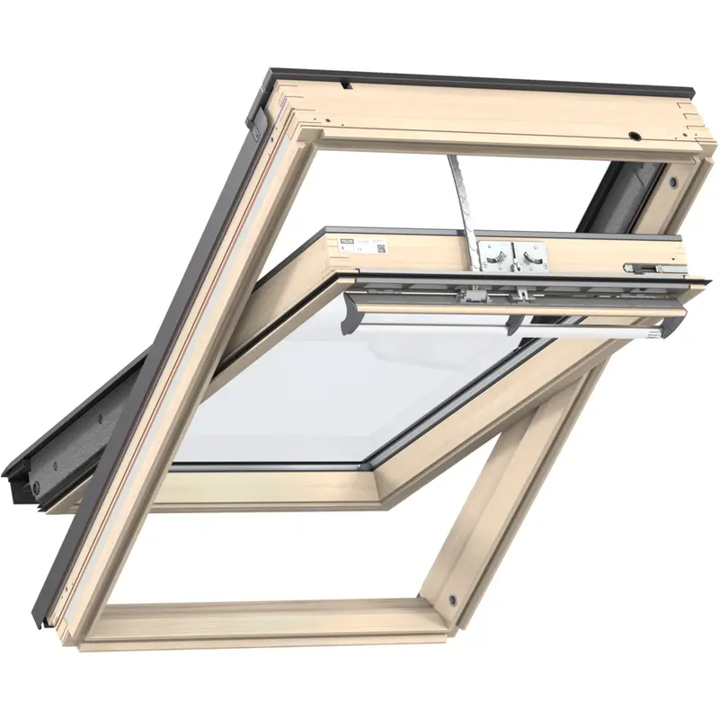 Velux Ggl Sk08 Enhanced Security Pine Roof Window – 114X140Cm Centre-Pivot 1