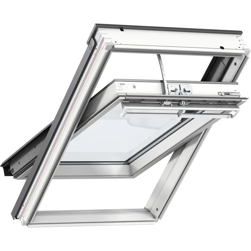 Velux Integra® Electric Roof Window Ggl Sk01 – Triple-Glazed, Quiet Operation, White-Painted (114 × 70 Cm) 1