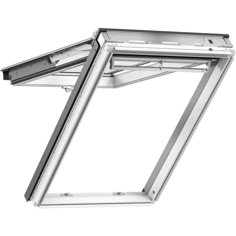 Velux Mk10 Double-Glazed Top-Hung Roof Window In White Paint (78 X 160 Cm) 1