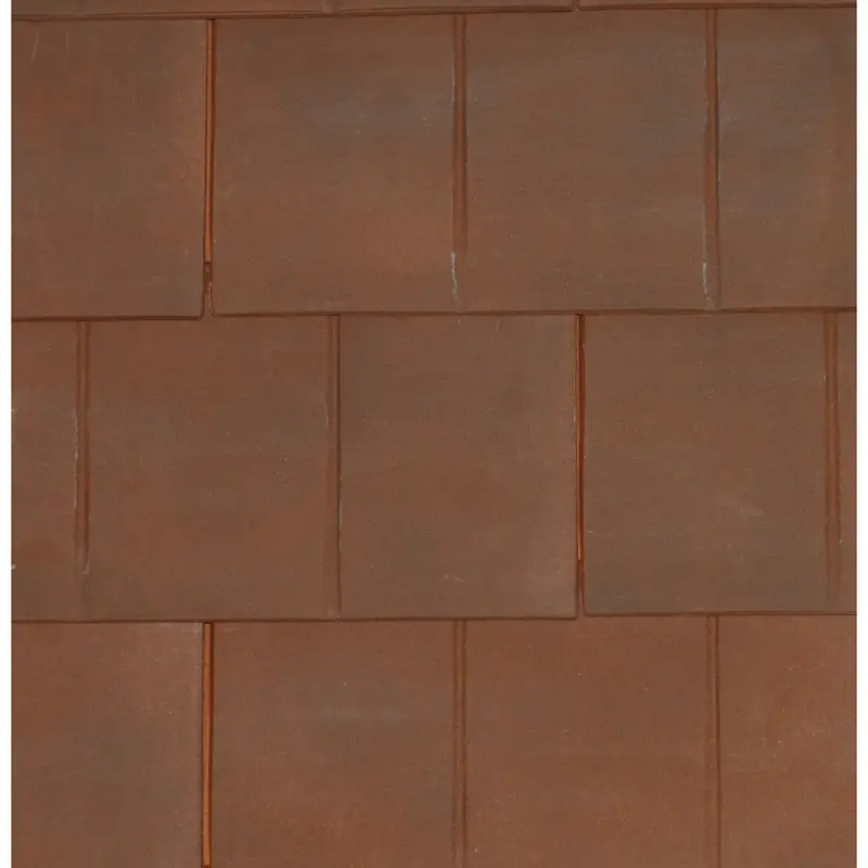 Visum 3 Low-Pitch Clay Roof Tile – 24°, Rustic Red Smooth 1