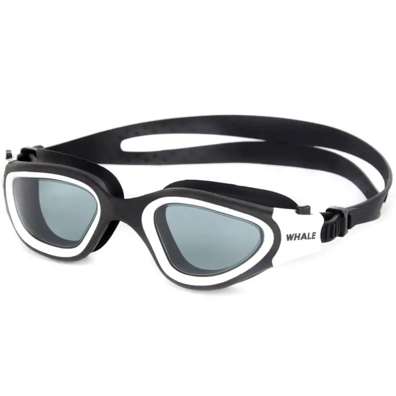 Whale Silicone & Carbon Fiber Swim Goggles – Anti-Fog, Uv-Protected, Lightweight & Hydrodynamic Design 1