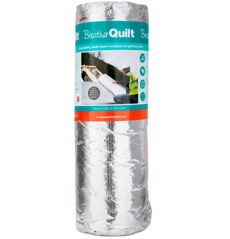 Ybs Breatherquilt 2-In-1 Breathable Multifoil Insulation – 1.2M × 10M 1