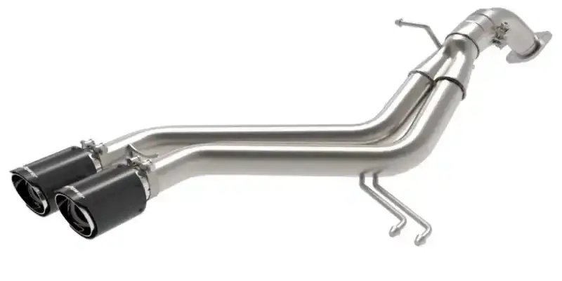 Afe Takeda Axle-Back Exhaust System – 2.5" 304 Stainless Steel With Carbon Fiber Tips For 2013–2017 Hyundai Elantra Gt 1.6L 1
